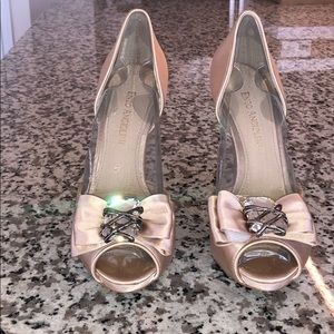 Enzo Angiolini Satin Heels Size 6